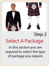 select a kilt package